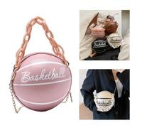 Borsa a tracolla piccola con borsa a forma di pallacanestro della scuola del