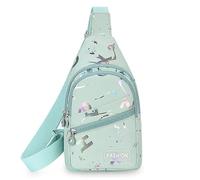 Borsa a tracolla piccola con tracolla da donna, borsa a tracolla per viaggi, sport, zaino a tracolla