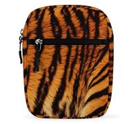 Borsa a tracolla piccola personalizzata Borse a tracolla resistenti all'acqua Mini tigre a righe modello di stampa SlingBag per uomo donna
