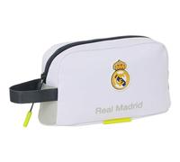Borsa a tracolla piccola Real Madrid 25/26 per scuola e tempo libero giornaliero - Borsa a tracolla piccola Real Madrid con tracolla regolabile e tasche multiple, Porta digiuni Thermos, Moderno