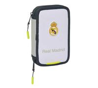 Borsa a tracolla piccola Real Madrid 25/26 per scuola e tempo libero giornaliero - Borsa a tracolla piccola Real Madrid con tracolla regolabile e tasche multiple, Piumino doppio 29 pezzi, Moderno