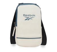 Borsa a tracolla piccola Reebok Cincinnati bianca 10,5x18x2 cm Pelle sintetica