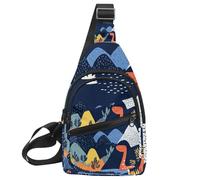 Borsa a tracolla piccola zaino per donne e uomini, carino camaleonti (3) zaino a tracolla per viaggi, sport escursionismo, Multicolore 10., 11.8x7x1.5in/30x18x4cm