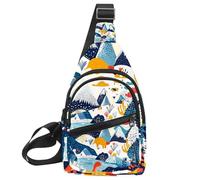 Borsa a tracolla piccola zaino per donne e uomini, carino camaleonti (3) zaino a tracolla per viaggi, sport escursionismo, Multicolore 11, 11.8x7x1.5in/30x18x4cm