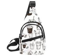 Borsa a tracolla piccola zaino per donne e uomini, funghi foresta flora (3) zaino a tracolla borsa a tracolla da viaggio sport escursionismo, Multicolore 17, 11.8x7x1.5in/30x18x4cm