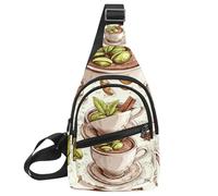 Borsa a tracolla piccola zaino per donne e uomini, funghi foresta flora (3) zaino a tracolla borsa a tracolla da viaggio sport escursionismo, Multicolore 19, 11.8x7x1.5in/30x18x4cm