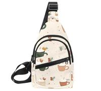 Borsa a tracolla piccola zaino per donne e uomini, funghi foresta flora (3) zaino a tracolla borsa a tracolla da viaggio sport escursionismo, Multicolore 05, 11.8x7x1.5in/30x18x4cm