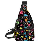Borsa a tracolla piccola zaino per donne e uomini, per compleanno, 14 anni, zaino a tracolla per viaggi, sport, escursionismo, Multicolore 20, 11.8x7x1.5in/30x18x4cm