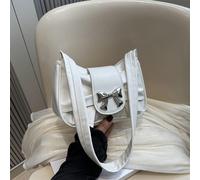 Borsa a tracolla pieghevole in nuvola con fiocco semplice e alla moda, regalo perfetto per San Valentino per lei, la migliore scelta regalo di San Valentino Poliuretano