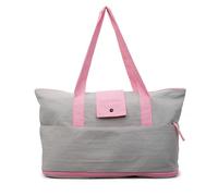 Borsa a tracolla pieghevole leggera e impermeabile, design espandibile per palestra, viaggi, sport, gears, borsa Oxford, grigio, Mass Beauty