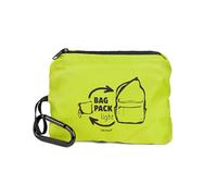 Borsa a tracolla pieghevole (può essere riposto nello scomparto interno per risparmiare spazio) con moschettone per un fissaggio rapido - BAG PACK - ampio scomparto principale con cerniera