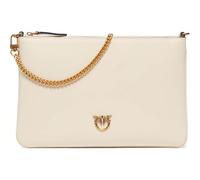 Pinko Flat Classic Borsa a tracolla avorio, pelle, donna