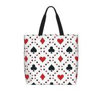 Borsa A Tracolla Play Card Pattern Donna Borsetta Elegante Borse A Mano Moda Tote Bag Per Laptop Viaggi Scuola