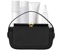 Borsa a tracolla - Portamonete da viaggio da donna | Borsa a tracolla regolabile | Borsa a tracolla in tessuto con patta superiore con cerniera, Nero, Refer to description