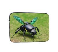 Borsa a tracolla portatile antiurto con stampe di insetti strani da 13 pollici per uomini e donne, viaggi di lavoro, uso quotidiano in ufficio