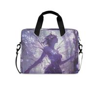 Borsa a tracolla portatile con manico e tracolla da 15,6 pollici, borsa per il trasporto del computer Fairy Game Anime Girl