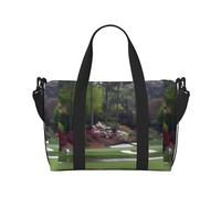 Borsa a tracolla portatile impermeabile di grande capacità per campo da golf, 41 x 15 x 29 cm, per attività all'aperto, viaggi, pesca, caccia, Nero , Taglia unica