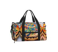 Borsa a tracolla portatile per sport, borsa da viaggio con stampa di pianeti spaziali, perfetta per palestra, campeggio, viaggi di lavoro, Pane dipinto, One Size
