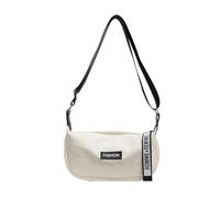 Borsa a tracolla pratica e alla moda in pelle PU nera grande borsa a tracolla adatta a vari stili ed eventi abbigliamento alla moda, Beige, One Size