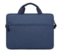 Borsa a tracolla professionale per computer portatile con maniglia a tracolla adatta per notebook da 14/15,6 pollici custodia per il trasporto, Blu