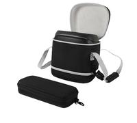 Borsa a tracolla protettiva per altoparlante, portatile, per JBL Partybox Encore 2/1, borsa organizer con tracolla e mini borsa per microfono, grigio
