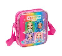 Borsa a Tracolla Rainbow High Shine Multicolore 16 x 18 x 4 cm