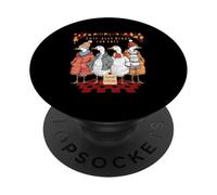 Borsa a tracolla Ready for Fall Goose, design per lo shopping autunnale PopSockets PopGrip Adesivo