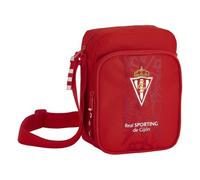 Borsa a Tracolla Real Sporting de Gijón Rosso [16 x 22 x 6 cm]