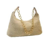 Borsa a tracolla realizzata in paglia | Piccola Borsetta Da Viaggio,Borsa Tote Intrecciata,Per La Spiaggia, Le Vacanze, Il Viaggio, Festa, Lavoro, Lo Shopping, Gli Appuntamenti, Il Pendolarismo, Gli E