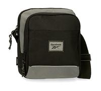 Borsa a tracolla Reebok Dexter grande nera 17x22x8 cm in poliestere