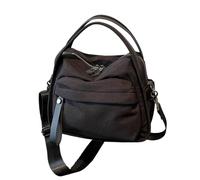 Borsa a tracolla regolabile, elegante borsa a tracolla multiuso, abbigliamento quotidiano, elegante compagna per donne, adolescenti, scuola, viaggi, palestra, picnic, pensioni, Nero , Siehe