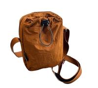 Borsa a tracolla resistente all ' acqua con tracolla regolabile e tasca per bottiglia a tenuta stagna per viaggi, palestra, escursionismo, tracolla in nylon, con coulisse, bottiglia d ' acqua leggera