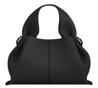 Borsa a tracolla retrò con tracolla a forma di nuvola, stile gnocco, da donna, casual, stile hobo (Black,Large)