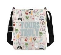 Borsa a tracolla romantica con due storie di medici, regalo di narrativa romantica, romanzo d'amore, libro e club, Truly Book Cb Regno Unito, 0