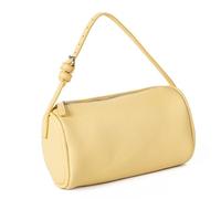 Borsa a tracolla rotonda creativa in pelle PU progettata per comodità e leggerezza per il trasporto quotidiano borsa da donna, Giallo