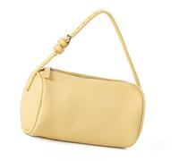 Borsa a tracolla rotonda creativa in pelle PU progettata per comodità e leggerezza quotidiana borsa a tracolla rotonda, Giallo, One Size