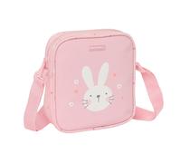 Borsa a Tracolla Safta Coniglio Rosa 16 x 18 x 4 cm