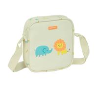 Borsa a Tracolla Safta Giungla Beige 16 x 18 x 4 cm