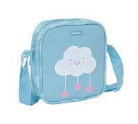 Safta PRESCUCOLAR NUBE - Borsa a tracolla piccola, borsa per bambini, ideale per bambini dai 5 ai 14 anni, comoda e versatile, qualità e resistenza, 16 x 4 x 18 cm, colore blu pastello, Blu pastello,