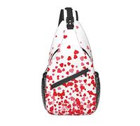Borsa a tracolla San Valentino Cuore Rosso Escursionismo Daypack Zaino a tracolla a tracolla Zaino da viaggio per uomo Donna