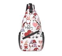 Borsa a tracolla San Valentino Gnomi Cuore Palloncini Escursionismo Daypack Zaino a tracolla a tracolla Zaino da viaggio per uomo Donna
