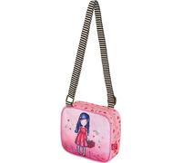 Borsa A Tracolla Santoro London Gorjuss Sparkle & Bloom Mini - Rosa - NUOVO