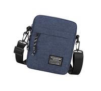 Borsa a tracolla semplice e funzionale Costruzione in tessuto universitario premium maschile Scomparto anteriore immediato Set da lavoro ergonomico per spalla Borsa da viaggio da viaggio per affari