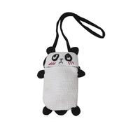 Borsa a tracolla singola a forma di orso alla moda comoda adatta per le donne che amano, Grigio