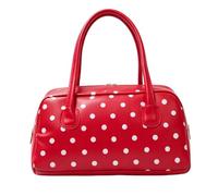 Borsa a tracolla sotto le ascelle in pelle PU da donna a pois | Borsa da ascella per pendolari con doppia cerniera in stile coreano