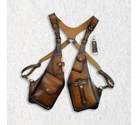 Borsa a tracolla sotto le ascelle, tascabile, gilet, per uomini e donne,
