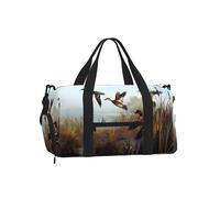 Borsa a tracolla sportiva con stampa a squame di sirena - Borsa a tracolla grande riutilizzabile da viaggio per le vacanze da donna, Caccia Volante Selvaggio, One Size