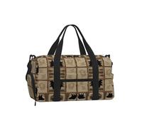 Borsa a tracolla sportiva con stampa bradipo con occhiali da sole - Grande borsa riutilizzabile da viaggio per le vacanze da donna, Rustico Lodge, One Size