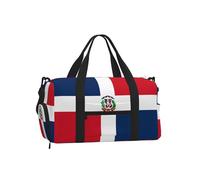 Borsa a tracolla sportiva con stampa divertente delfino che guarda te - Grande borsa riutilizzabile da viaggio per le vacanze da donna, Repubblica Dominicana, One Size