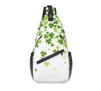 Borsa a tracolla St. Patrick's Day Shamrock Lucky Zaino da escursionismo Zaino a tracolla a tracolla Zaino da viaggio per uomo Donna